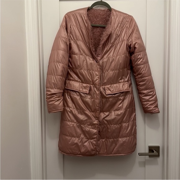 Via Spiga Reversible Faux Fur Coat - Picture 12 of 13